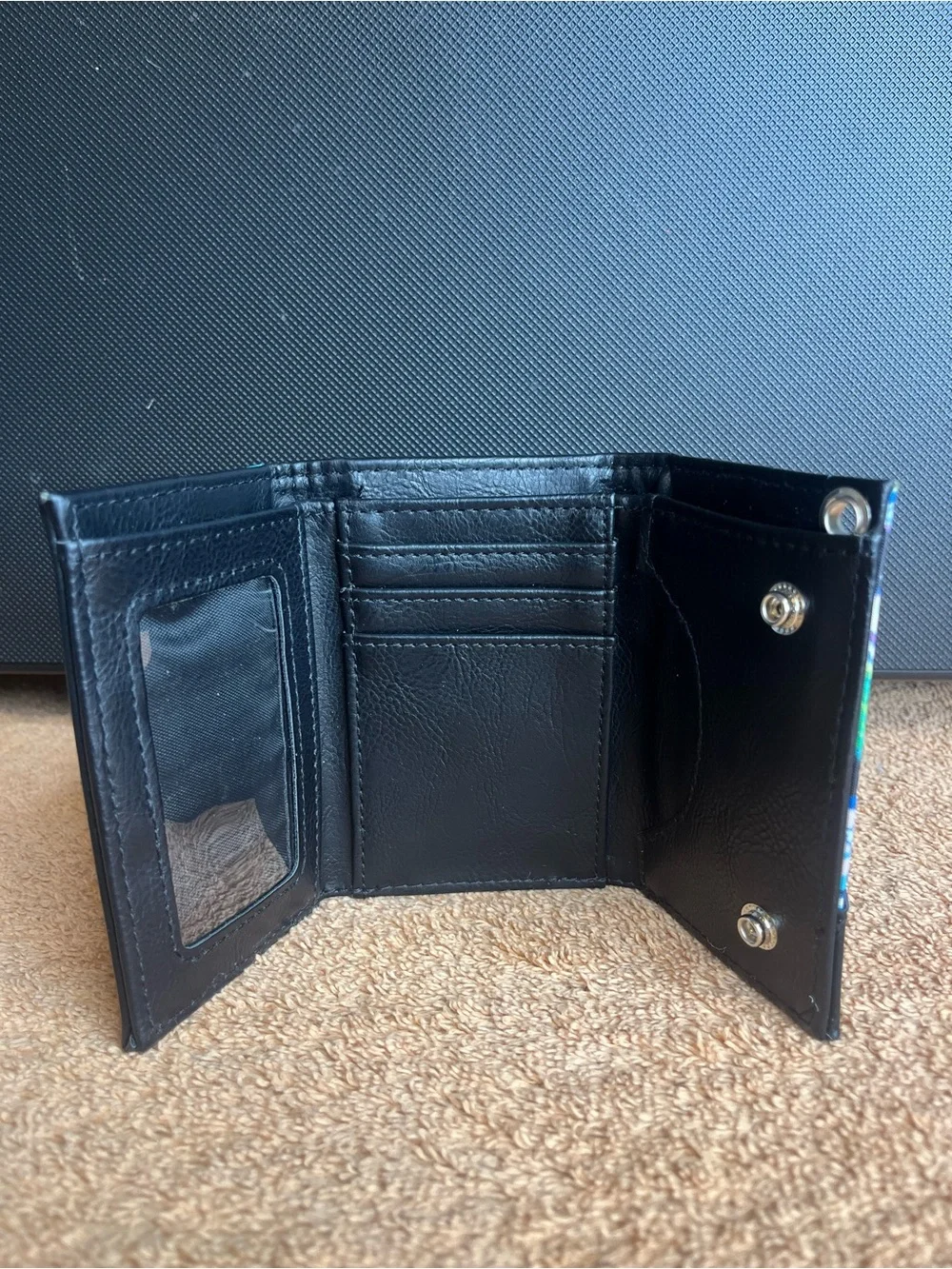 Rick and Morty Psychedelic chain wallet